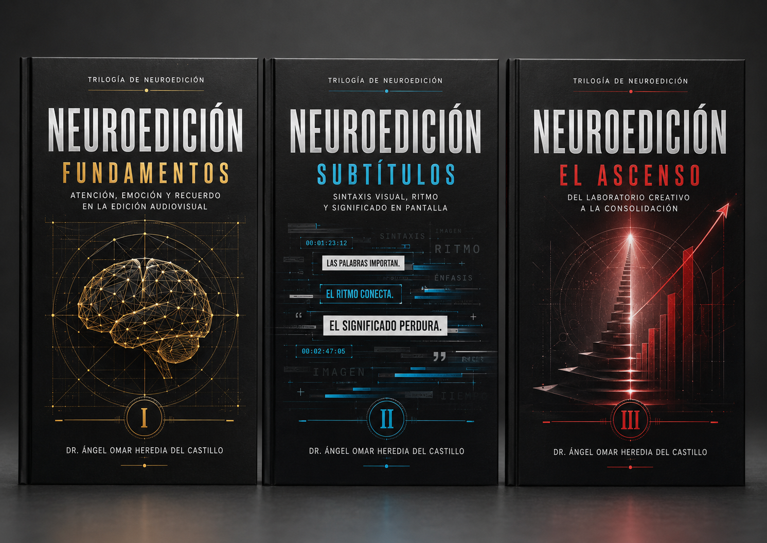 Propuesta visual de la trilogía de Neuroedición